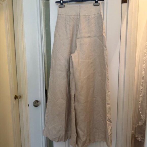 DISSH Aisle Pearl Linen Wide Leg Pant, Size US 4 - Picture 5 of 8